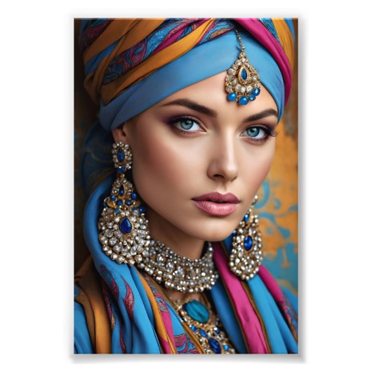 Portrait von Grace Fotodruck (Vorne)