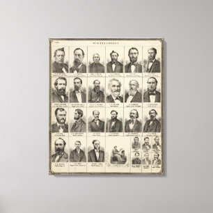 Portrait von Greenleaf, Minnesota Leinwanddruck