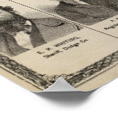 Portrait von Greenleaf, Minnesota Poster (Ecke)