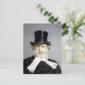 Portrait von Guiseppe Verdi von Giovanni Boldini Postkarte (Stehend Vorderseite)