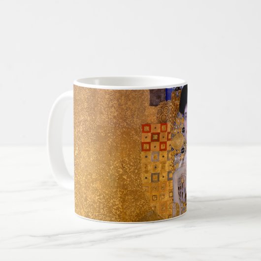Portrait von Gustav Klimt Kaffeetasse (Vorderseite Links)