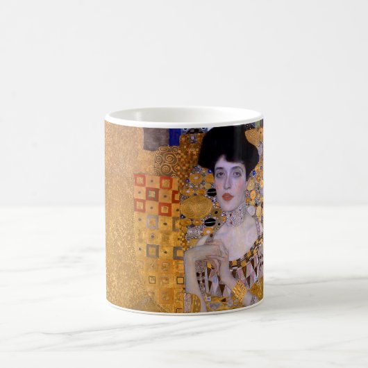 Portrait von Gustav Klimt Kaffeetasse (Mittel)
