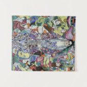 Portrait von Gustav Klimt Wandteppich (Vorderseite (Horizontal))