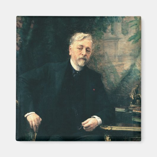 Portrait von Gustave Eiffel 1905 Magnet (Vorne)