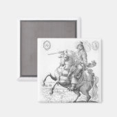 Portrait von Gustavus Adolphus II Magnet (Vorderseite/Rückseite)