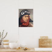 Portrait von Guynemer, 1921-23 Poster (Küche)