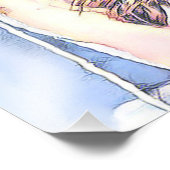 Portrait von Hailey Fotodruck (Ecke)