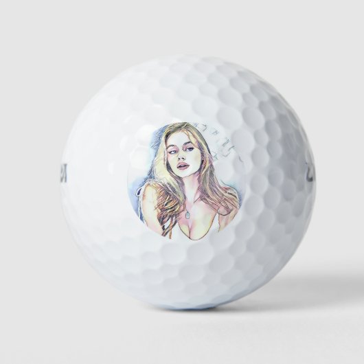Portrait von Hailey Golfball (Vorderseite)