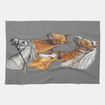 Portrait von Hand zeichnend Pferden