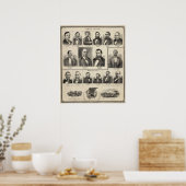 Portrait von Händlern, Minnesota Poster (Küche)