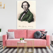 Portrait von Hans Christlich Andersen 2 Leinwanddruck (Insitu (Wohnzimmer))