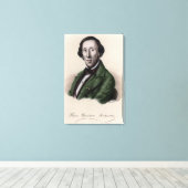 Portrait von Hans Christlich Andersen 2 Leinwanddruck (Insitu (Holzboden))