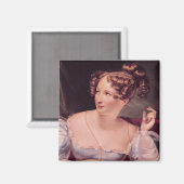 Portrait von Harriet Smithson Magnet (Vorderseite/Rückseite)