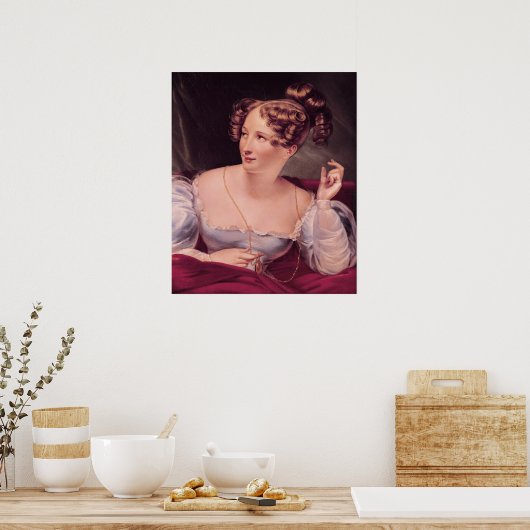 Portrait von Harriet Smithson Poster (Küche)