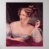 Portrait von Harriet Smithson Poster (Vorne)