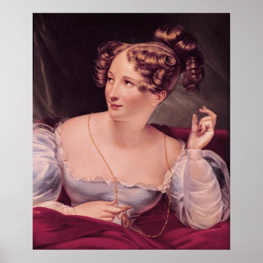Portrait von Harriet Smithson Poster (Vorne)