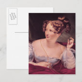 Portrait von Harriet Smithson Postkarte (Vorne/Hinten)