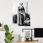 Portrait von Harriet Tubman Geboren Araminta Ross Poster (Heimbüro)