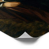 Portrait von Heinrich Heine 1831 Poster (Ecke)