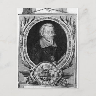 Portrait von Heinrich Schutz Postkarte