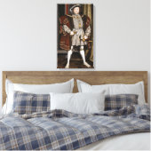 Portrait von Heinrich VIII (Hans Holbein der Jünge Leinwanddruck (Insitu (Schlafzimmer))