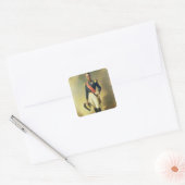 Portrait von Henri-Eugene-Philippe-Louis Quadratischer Aufkleber (Umschlag)