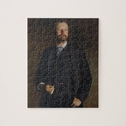 Portrait von Henry Cabot Lodge von JS Sargent Puzzle (Vertikal)