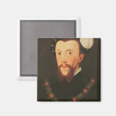 Portrait von Henry Howard, 1546 Magnet (Vorderseite/Rückseite)
