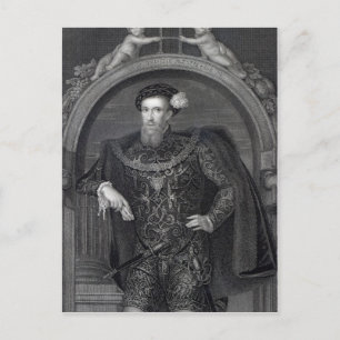 Portrait von Henry Howard Earl of Surrey Postkarte