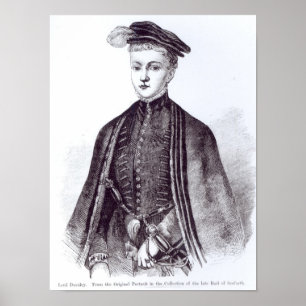 Portrait von Henry Stewart, Lord Darnley Poster