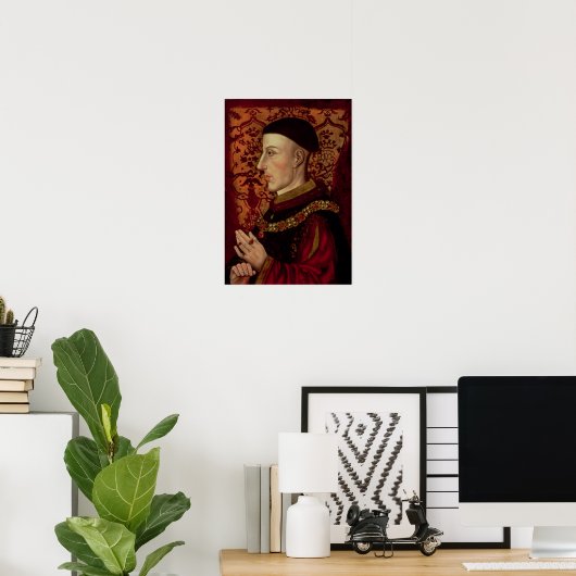 Portrait von Henry V Poster (Heimbüro)
