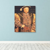 Portrait von Henry VIII im Alter von 49, 1540 Leinwanddruck (Insitu (Holzboden))