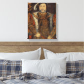 Portrait von Henry VIII Leinwanddruck (Insitu (Schlafzimmer))