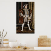 Portrait von Henry VIII Poster (Küche)