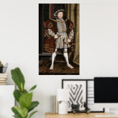 Portrait von Henry VIII Poster (Heimbüro)