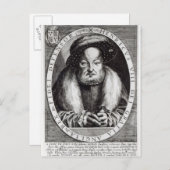 Portrait von Henry VIII Postkarte (Vorne/Hinten)