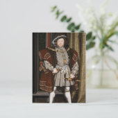 Portrait von Henry VIII Postkarte (Stehend Vorderseite)