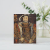 Portrait von Henry VIII Postkarte (Stehend Vorderseite)