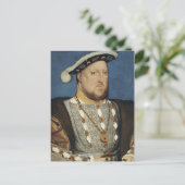 Portrait von Henry VIII von England durch Hans Hol Postkarte (Stehend Vorderseite)