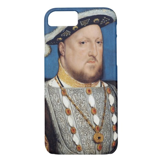 Portrait von Henry VIII von England, Holbein Case-Mate iPhone Hülle (Rückseite)