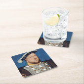 Portrait von Henry VIII von England, Holbein Rechteckiger Pappuntersetzer (Vor Ort)