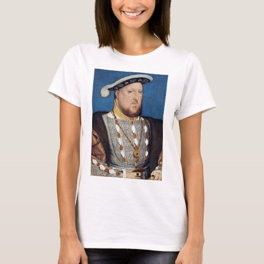 Portrait von Henry VIII von England, Holbein T-Shirt (Vorderseite)