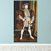 Portrait von Henry VIII von Hans Holbein dem Jünge Leinwanddruck (Insitu (Holzboden))