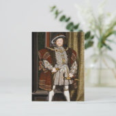 Portrait von Henry VIII von Hans Holbein dem Jünge Postkarte (Stehend Vorderseite)