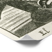 Portrait von Hernando de Soto Poster (Ecke)