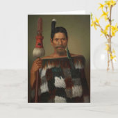 "Portrait von Herrn Paramena" - G. Lindauer Karte (Gelbe Blume)