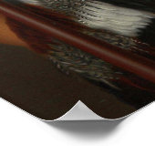 "Portrait von Herrn Paramena" - G. Lindauer Poster (Ecke)