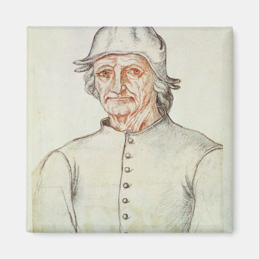 Portrait von Hieronymus Bosch Magnet (Vorne)
