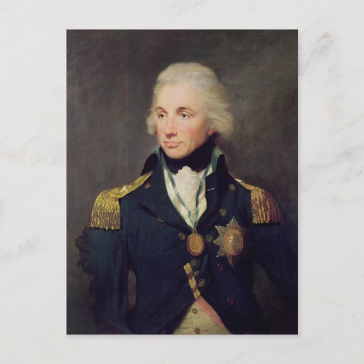 Portrait von Horatio Nelson , Viscount Nelson Postkarte (Vorderseite)
