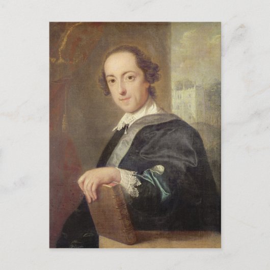 Portrait von Horatio Walpole Postkarte (Vorderseite)